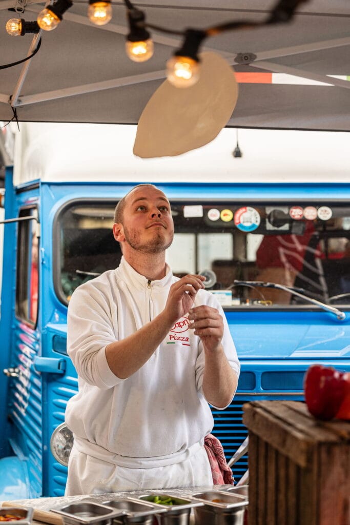 Foodtruck catering met een iIaliaanse kok bij Capri Culinair